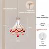 Original Design: Circus Retro Pendant Light, Fabric Bedroom Light, Dreamy Children's Room Light Fixture