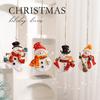 And Snowman Santa Christmas Resin Decor Figures Pendant For Celebration Holiday