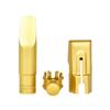 Brass Sax Mouthpieces 5C/6C/7C/8C/9C for Saxophone Professional & Beginner Metal Soprano Saxophone Mouthpiece with Caps