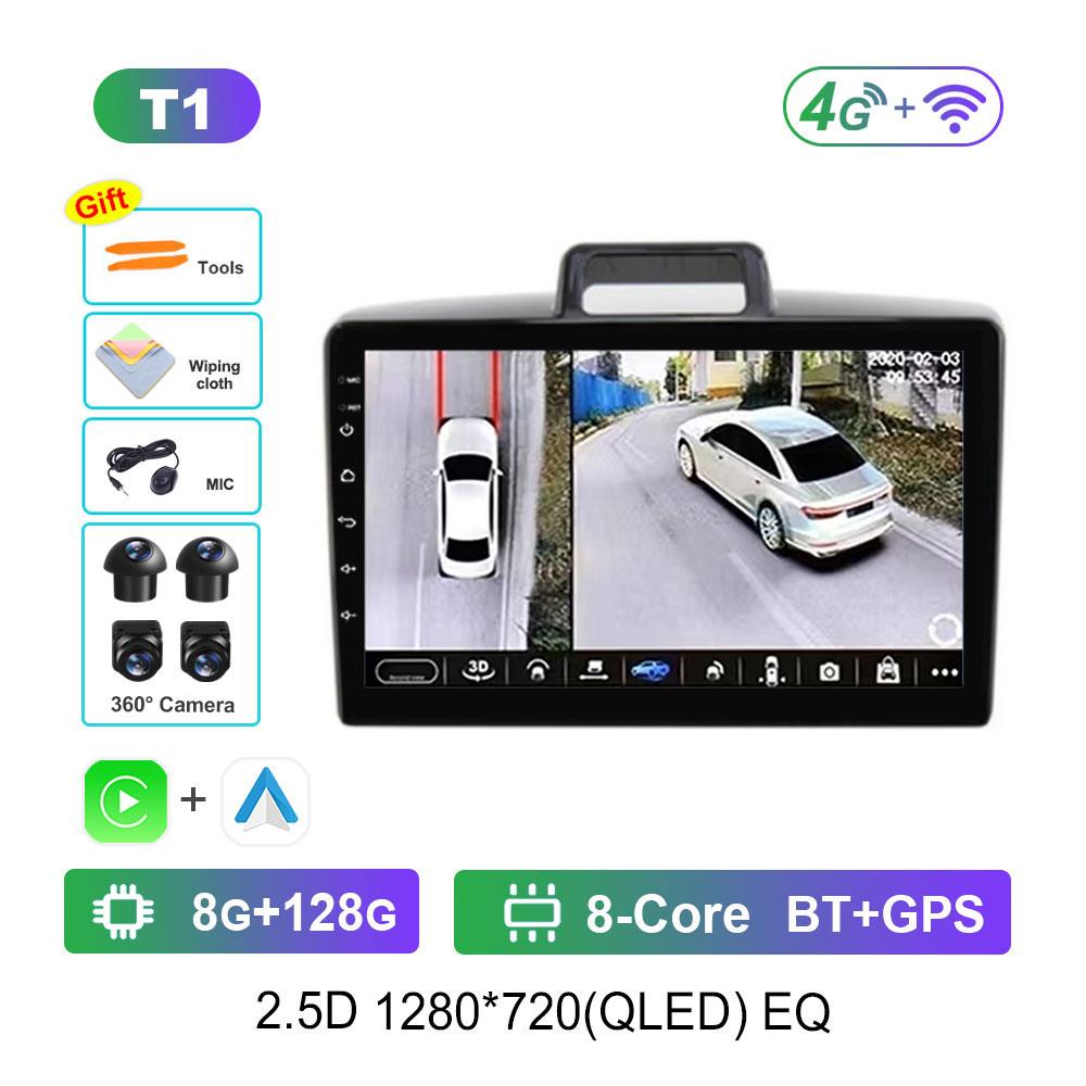 Navigation GPS Car Android 14 Intelligent System for Toyota Corolla Axio 2 Fielder 3 E160 2012 - 2021 HD Screen WiFi DSP Stereo