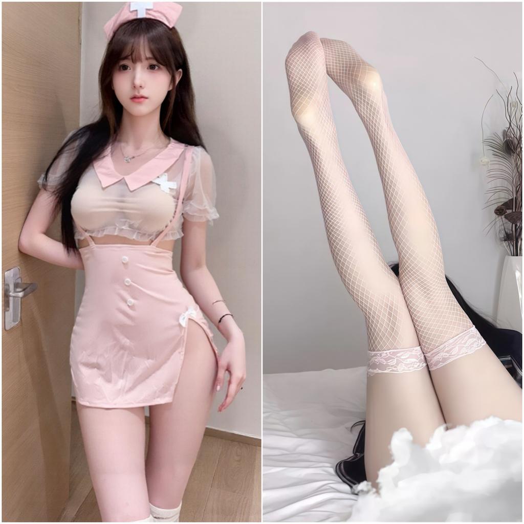 Sex clothes pink cute nurse uniform sexy cos cosplay pure desire free suit