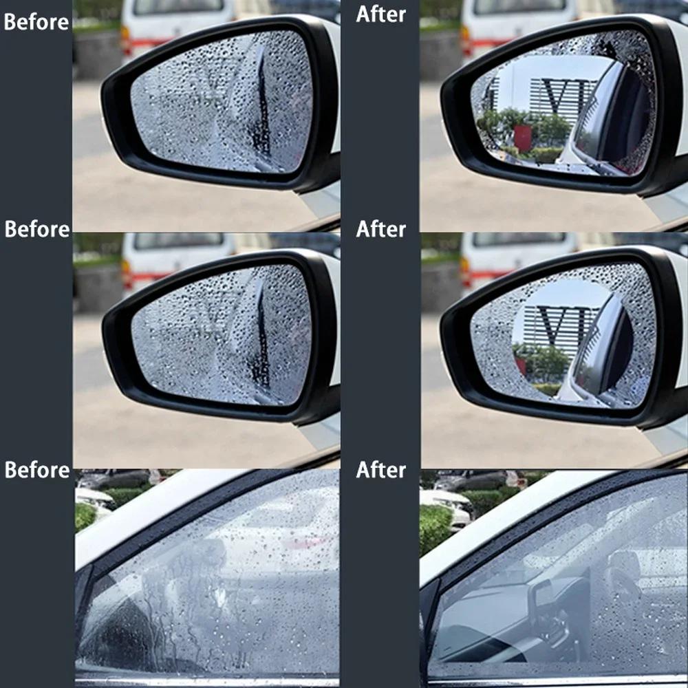 2PCS/Set Car Rainproof Film Car Mirror Protective Sticker Waterproof Anti Fog Car Sticker Side Window Mirror for Car Accessorie