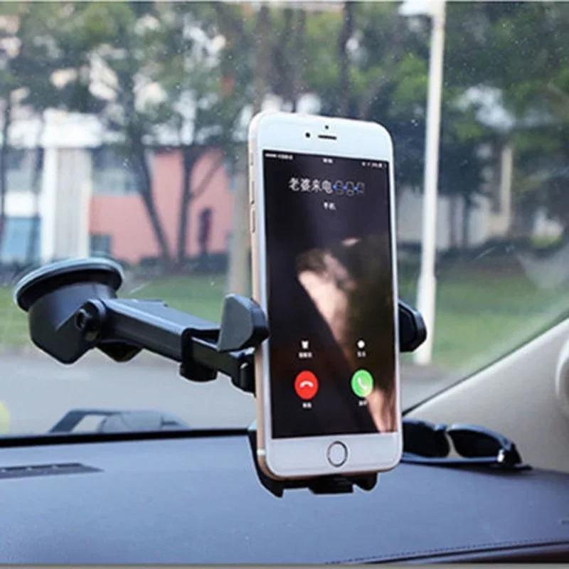 Universal Car Phone Holder Windshield Dashboard Suction Cup Mount 360 Rotation Auto Smartphone Sucker Support Stand