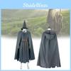 The Hobbit Gandalf Cosplay Costume With Cloak And Hat For Halloween Role Play