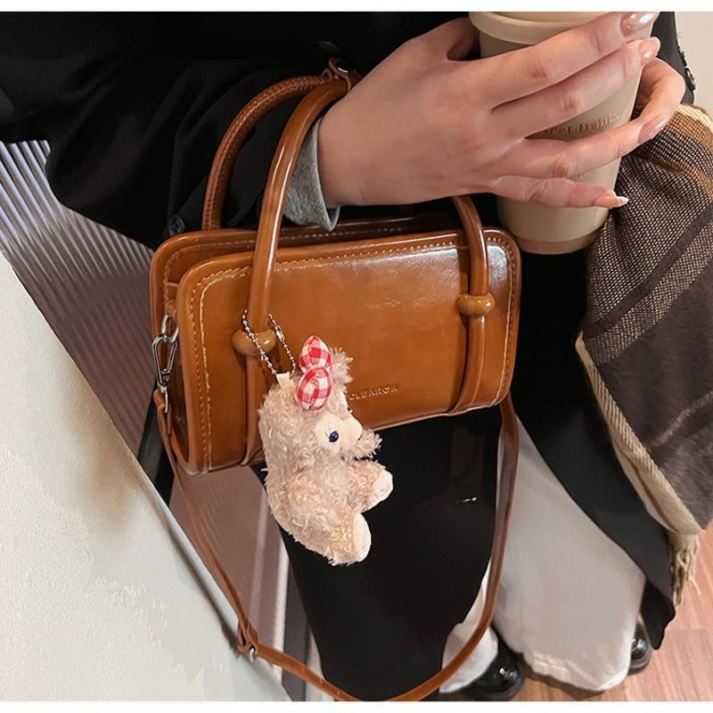 IELGY Autumn Winter Fashion Retro Small Square Bag All-Match Crossbody