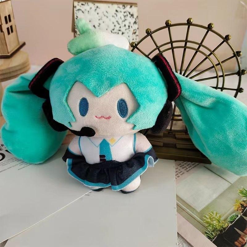Hatsune Miku Plüsch Schlüsselanhänger Niedlicher Cartoon Tasche Anhänger Für Sammler