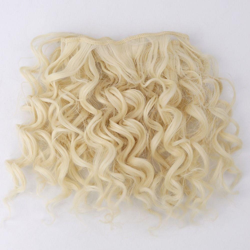 Hochtemperatur-Draht BJD-Puppe Lockiges Haar Imitation Locken Puppenhaar BJD-Perücke DIY DIY-Sachen