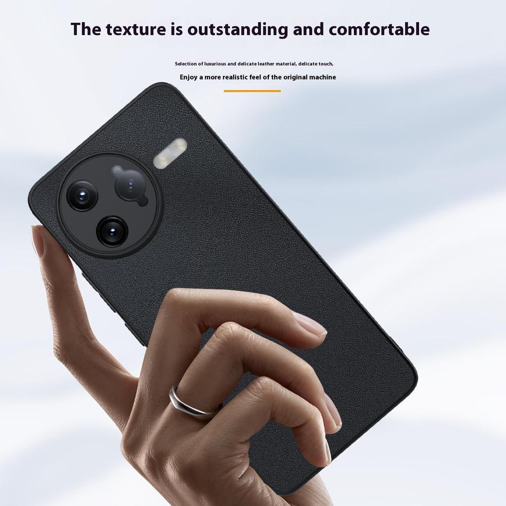 For Xiaomi Poco F7 Ultra 5G/Redmi K80 Pro 5G Case PU Leather Coated PC+TPU Anti-Drop Phone Cover