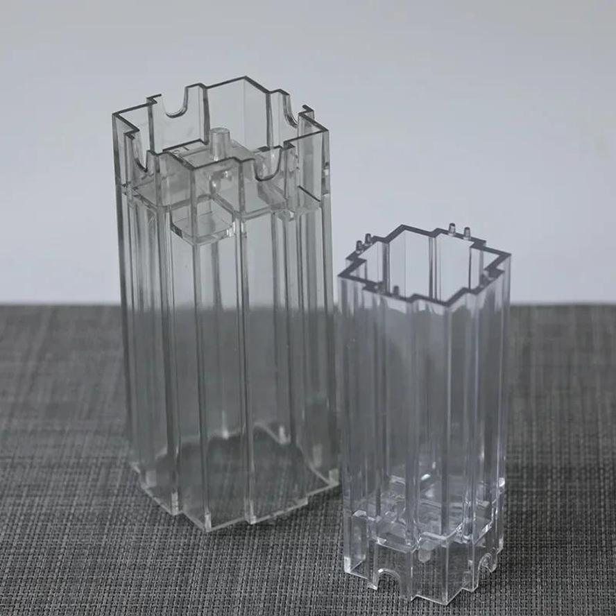 Creative Restaurant Household Decoration Candle Mold Gypsum Ornaments Molds Handmade DIY Building Block Strips Acrylic Mould