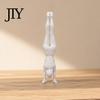 Nordic Style Sculpture Inverted Girl Figurine, 3D Printed Athlete Statue, White Artistic Home Accent Sporty for Table Shelf Decor Matte Finish