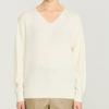  She S miSS  Ribbed V Neck Knit SSkpop12040 iV