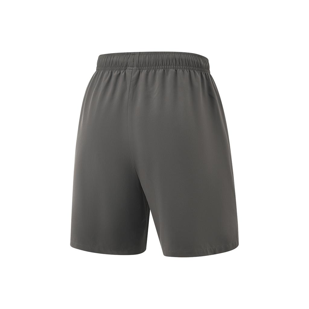 Li Ning Fitness Serie Lässige Bequeme Atmungsaktive Sportshorts Herrenshorts Road-Grau AKSV525-5