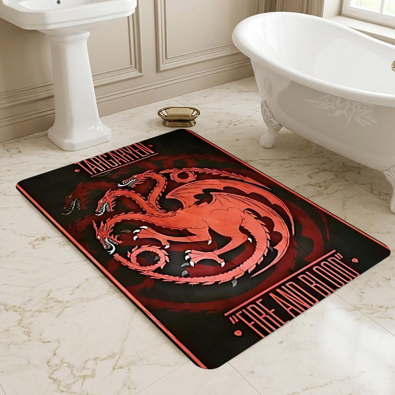 House Targaryen Living Room Non-Slip Area Rug Soft Carpet for Bedroom Game Playroom Sofa Office Home Decor Doormat Christmas Gift C9211354