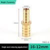 Brass L-Shaped Reducing Pagoda Plug, 4mm-19mm Conversion Hose Fitting