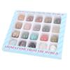 20Pcs Stone Collection Nature Rock and Crystal Collection Science Kit for Kids Over 5