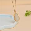 Retro Jade Phoenix Pendant Necklace For Lady Bridal Wedding Accessories Fashion Women Silver 925 Chain Necklace Jewelry Female