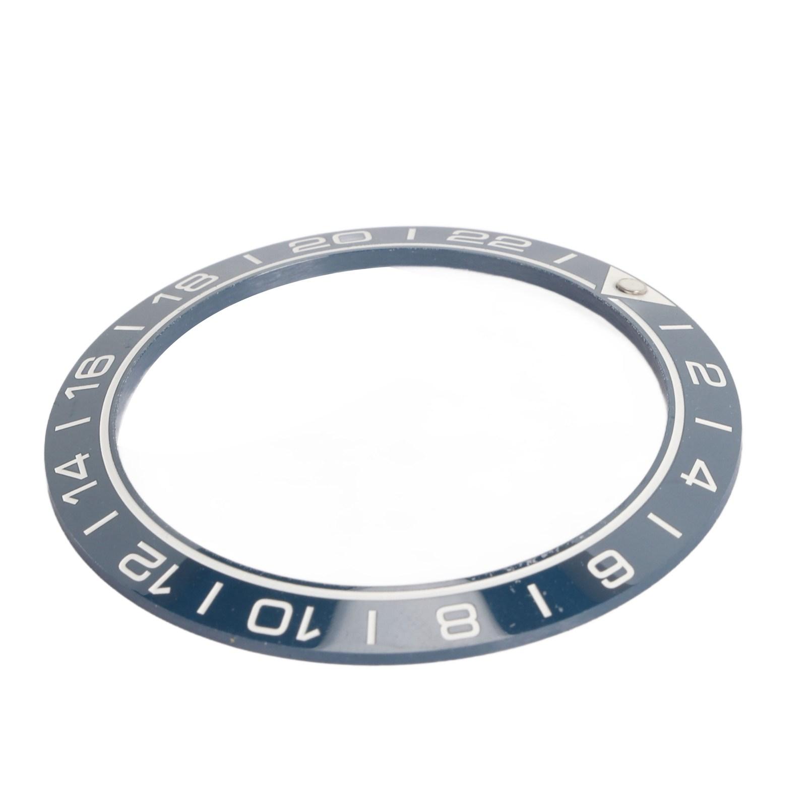 

Керамический безель для часов Профессиональный 41,5 мм Вставка безеля для часов Запасные части Аксессуар для часовщика Синяя основа