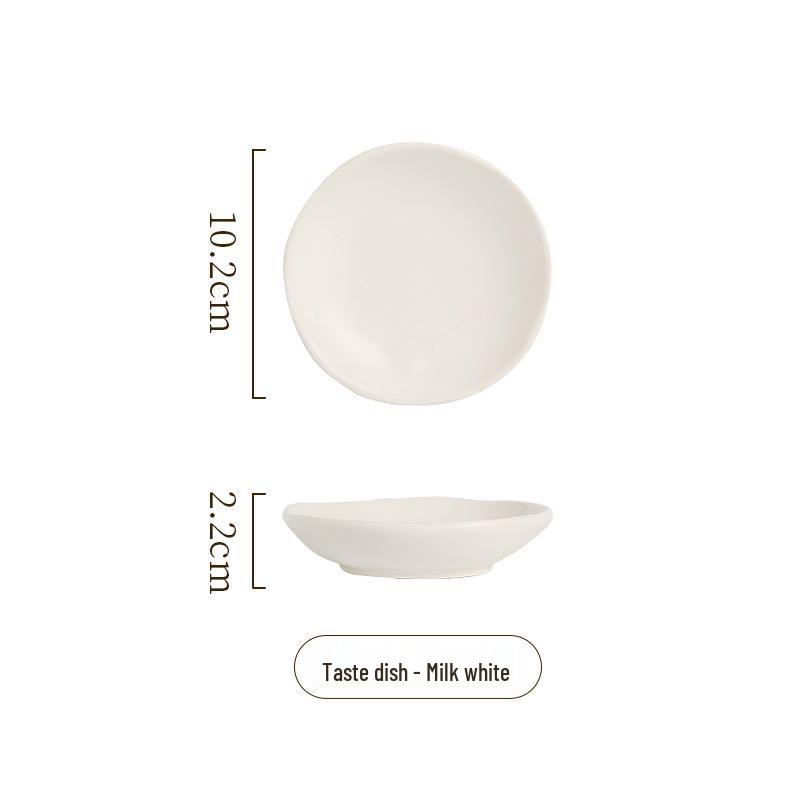 4-Inch Ceramic Appetizer and Dipping Dish – Hand-Pinched Texture, Macaron Color