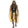 Costume da Faraone Egiziano da Uomo 7 Pezzi Re d'Egitto King Tut Set Cosplay Costumi Cosplay di Halloween