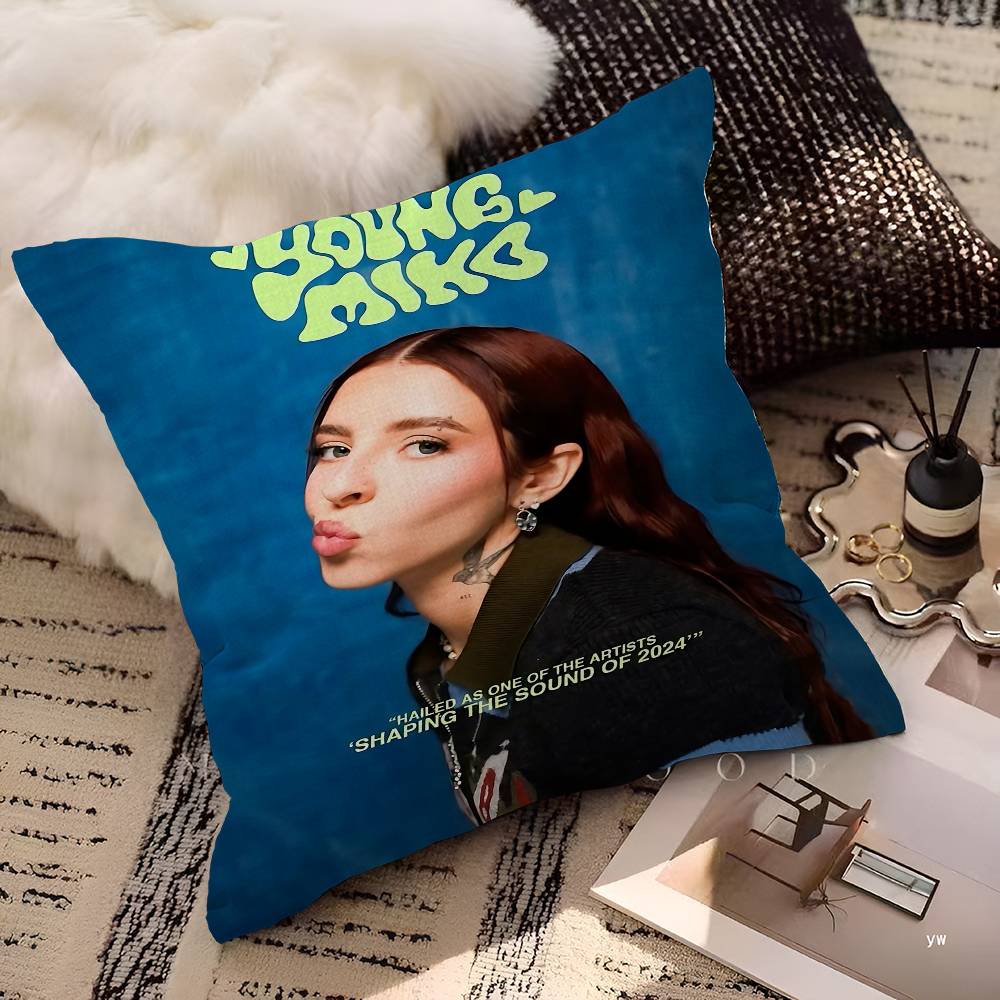 Singer YYoung Miko Cushion Cover Polyester Sofa Cushions Decorative Throw Pillows Home Decoration Pillowcover