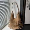 Personalized shoulder bag women's summer new women's large-capacity tassel fashion trend portable underarm bag
