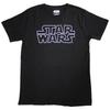 Star Wars Men's Logo Short Sleeve T-Shirt, Black, X-Large