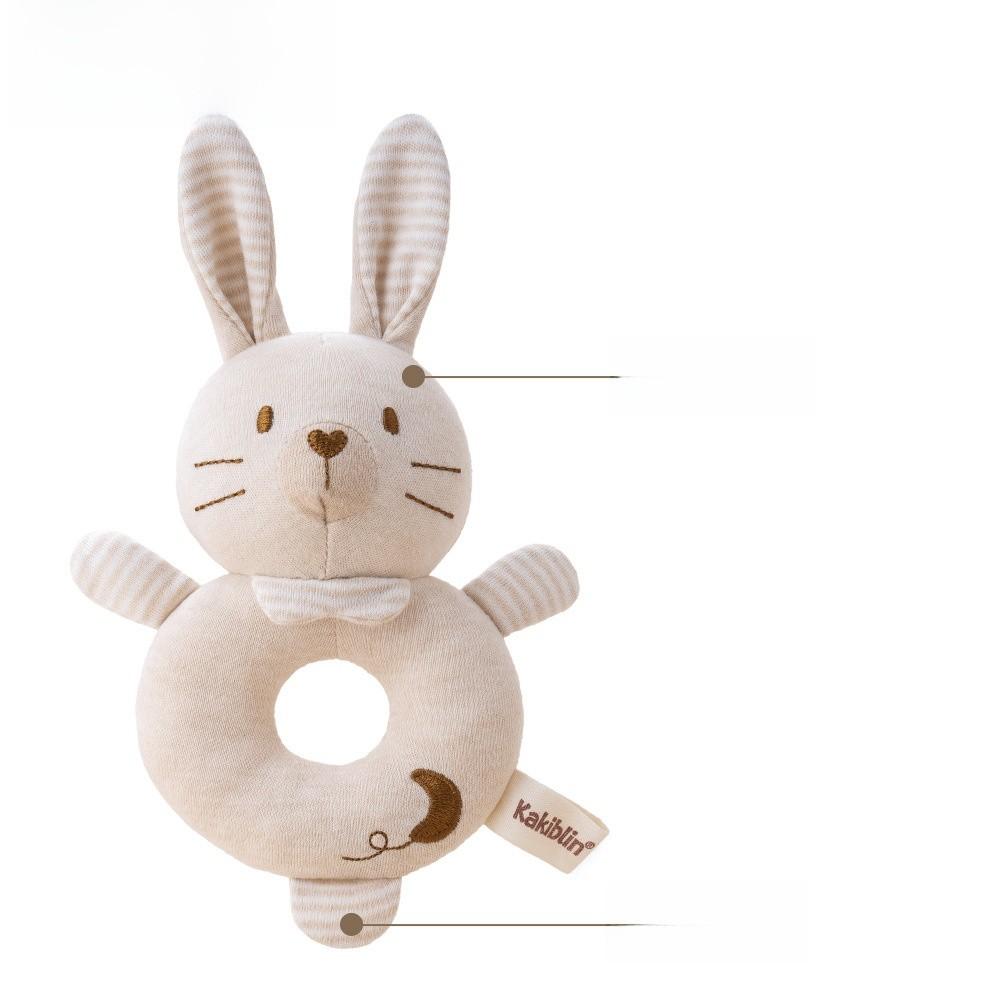 Baby Handheld Rattle Toy With Soft Cotton Material For Sensory Development And Grasping