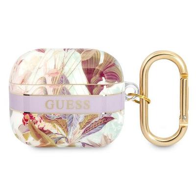 Guess Gua3Hhflu Airpods 3 Cover Purple/Purple Flower Strap Collection
