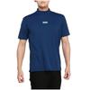Stretch Short Sleeve Mock Neck Golf Size XL Men's Shirt, E2MAA014, Navy,