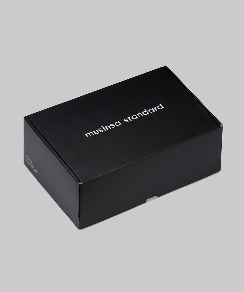 Musinsa Standard Leather Court Sneakers [White]