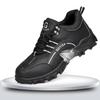 Mens Work Safety Shoes with Steel Toe Lightweight Breathable Indestructible Work Sneakers Anti-puncture Men Shoes Safety Boots