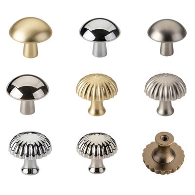 Einloch-Knopf Möbelschrankgriff-Set, 10 Metall-Ziehknöpfe für Badezimmerschränke, Küchenschränke, Kleiderschränke und Kommodenschubladen