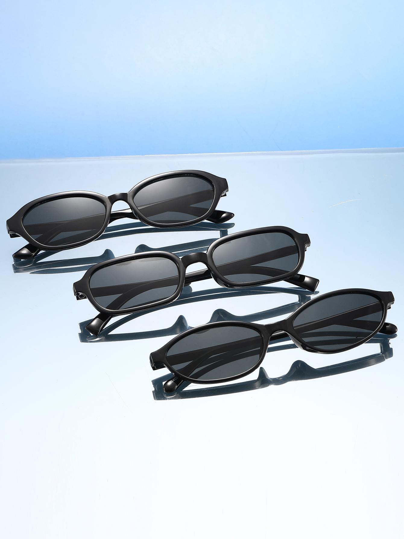 Anti-Uv Sunshade Sunglasses, Unisex Retro Versatile Style, High-End Sunglasses, Retro Black Frame Sunglasses