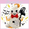 Entzückende Geister-Plüschfigur zur Halloween-Dekoration und als Geschenk. Weich und kuschelig.