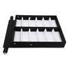 Sunglasses Organizer Box Stand Display Case Tray 12 Compartments Velvet Snap Close Prevent Dust Eyeg