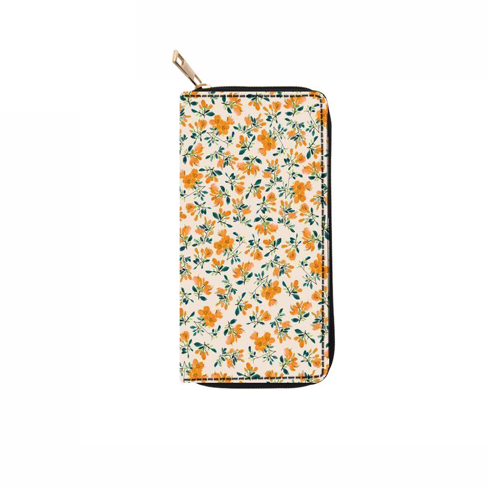 Women's Wallet Digital Long Zipper Wallet, Wallet Clutch