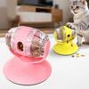 Cat Slow Feeder Interactive Treat Dispensing Puzzle Feeder Rotatable Roller Enrichment Toy for Indoor Cats