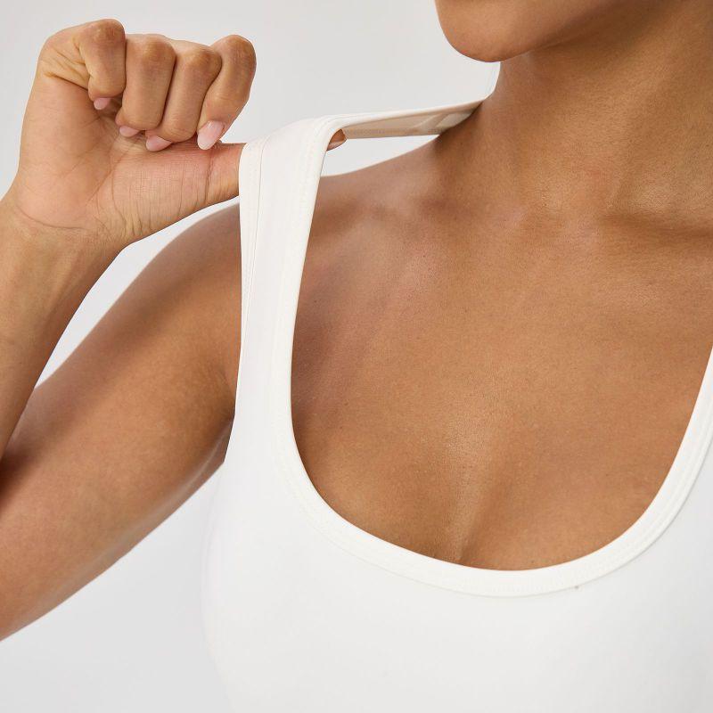 Women's Tennis Dress U-Neck Sleeveless Knee Length Dress