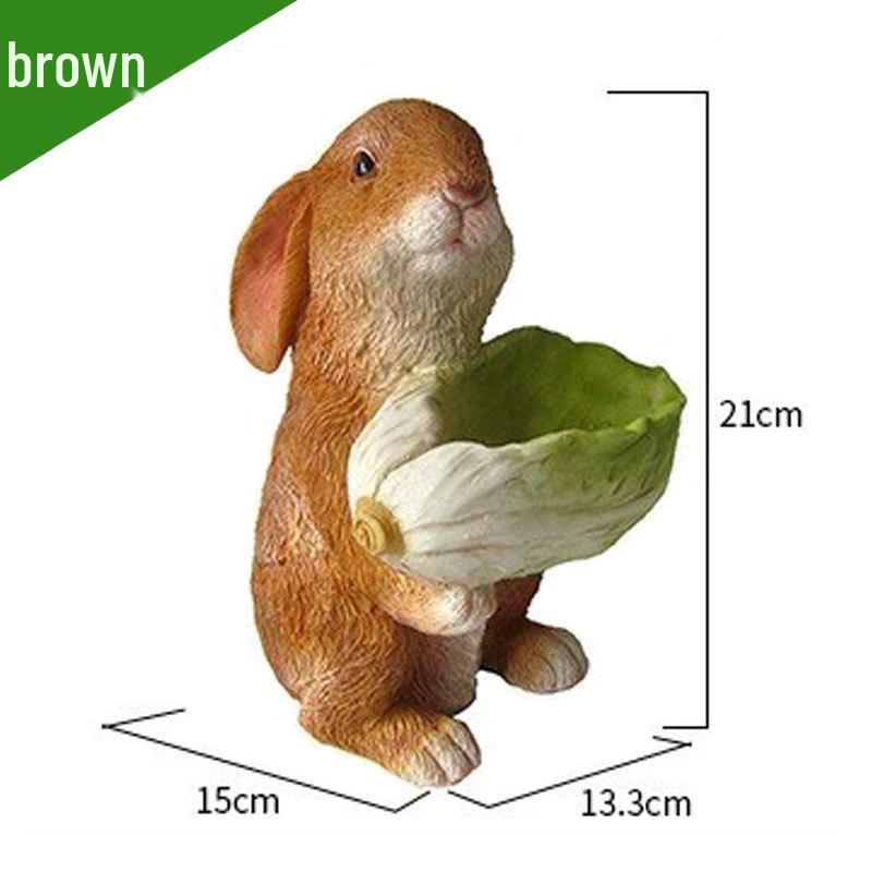 

Смоляные украшения для двора «Маленький кролик»: Уличные горшечные скульптуры бонсай.