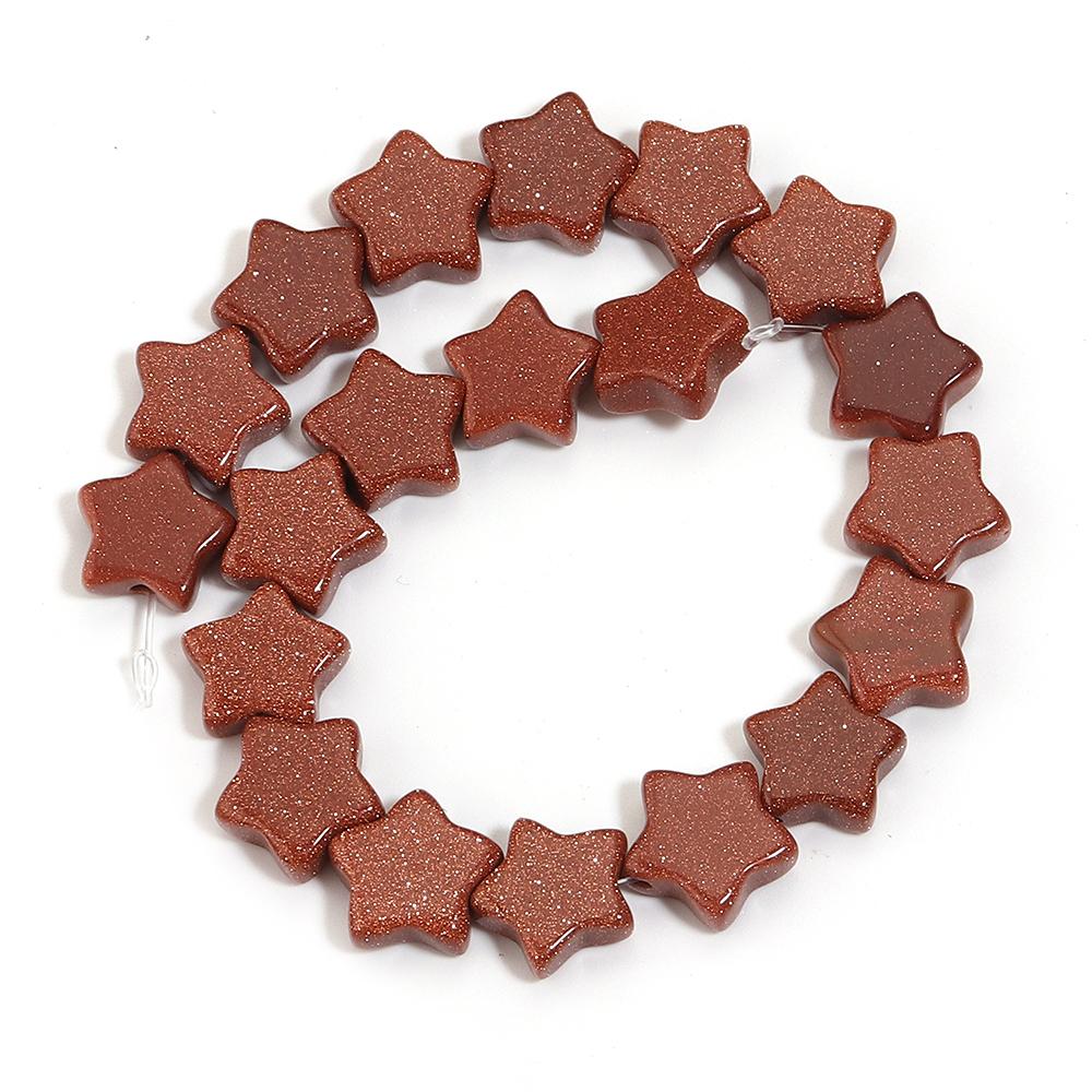 

Natural Stone Beads 12mm Colorful Star Loose Spacer Beads for Jewelry Making DIY Handmade Bracelet Necklace Keychain Accessories