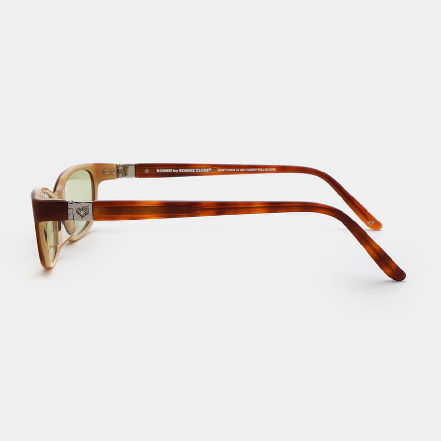 Bonikeullaideu Trinket Layered Brown Tortoise & Green Tint