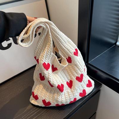 Tasarımcı Örme Çanta Kadın Büyük Kapasiteli Alışveriş Tote kadın Omuz Çantası Yaz Rahat Dokuma Plaj Çantası
