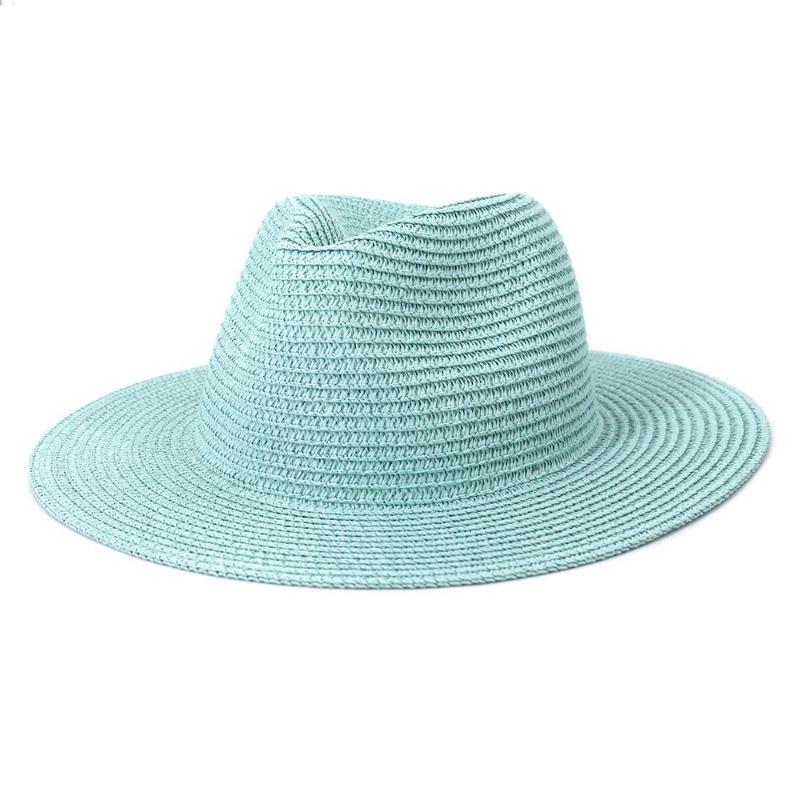 Uomini e donne viaggiano protezione solare da mare moda cappello da sole primavera ed estate cappello di paglia jazz colorato