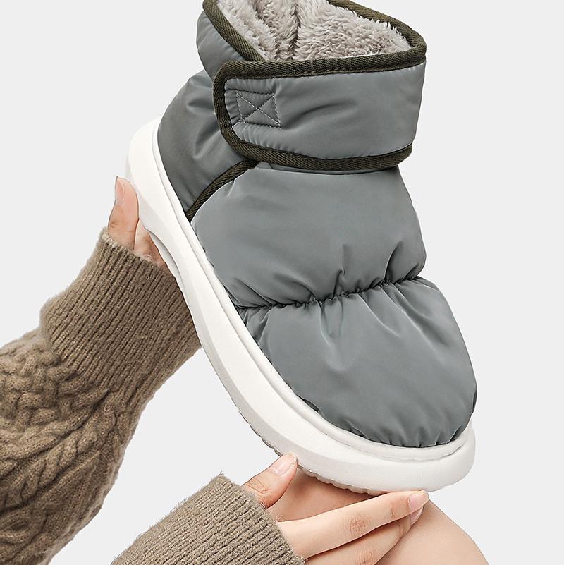 Waterproof Home Soft Slippers Winter Warm Men Indoor Cotton Shoe Men Non-slips Ladies Soft Slippers Memory Foam Couples Slippers