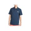 Timberland Solid Logo Outdoor Casual Breathable Short Sleeve Polo Shirt Men Polo Shirts Deep-Sapphire-Blue A2PM8-433