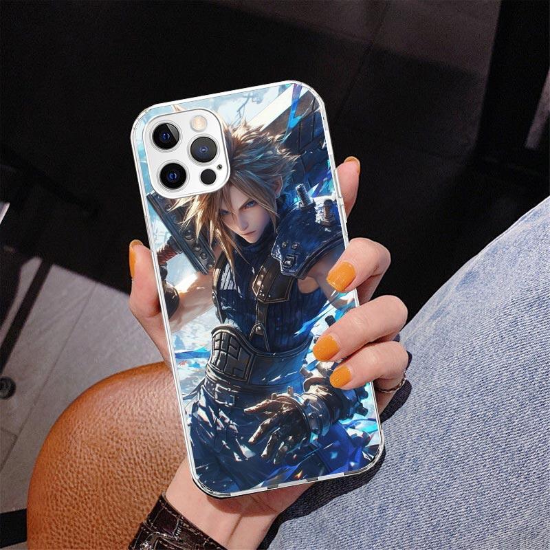 Final Fantasy FF VII Phone Case For iPhone 17 Air 16 Pro Max 16E 15 + 14 Plus 11 12 13 Mini 7 8 SE Gift Print Cover Fundas