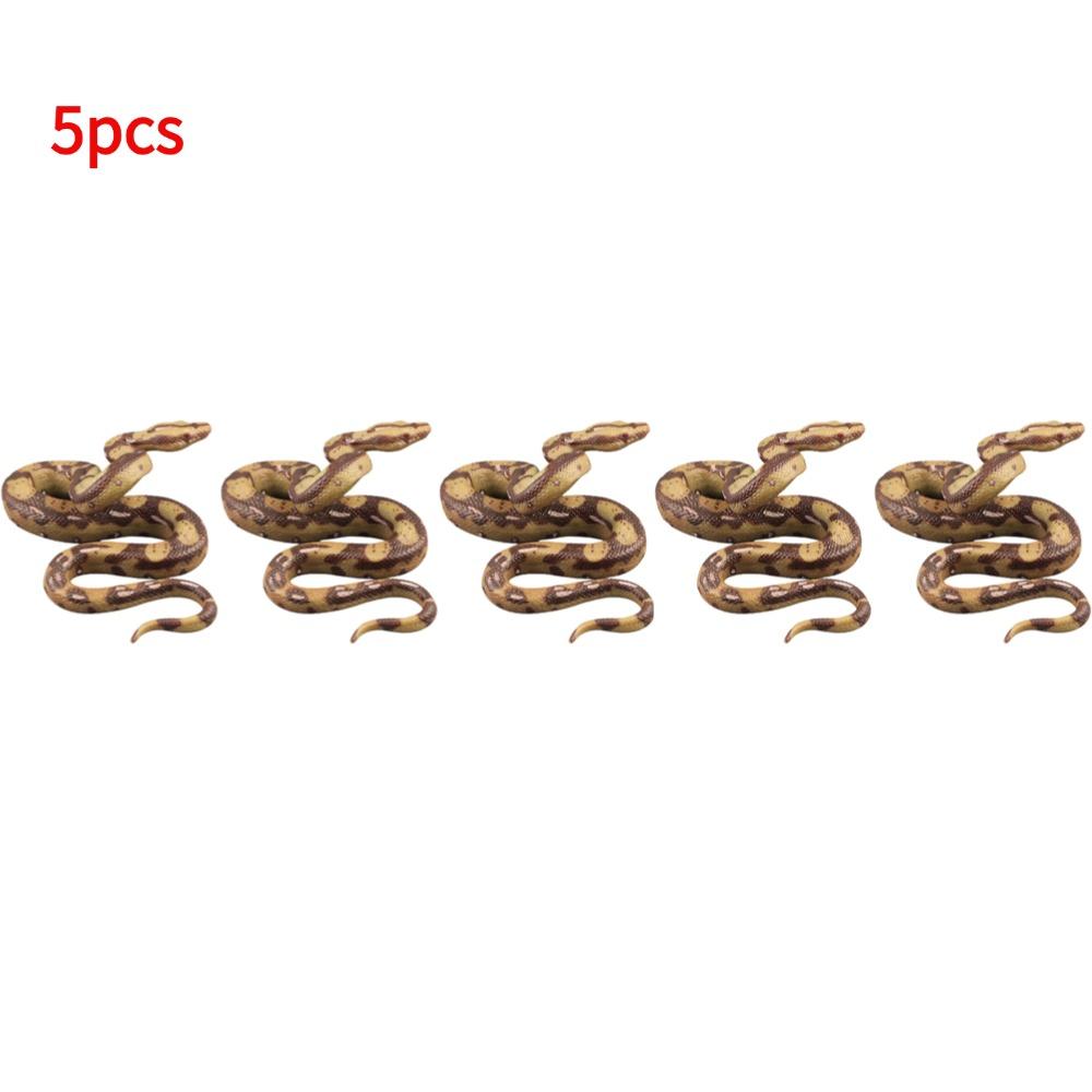 Funny Large Realistic Rubber Snake Prank High Simulation Model Fashion Halloween Tricky Toys Realistic Fake Snake Toy