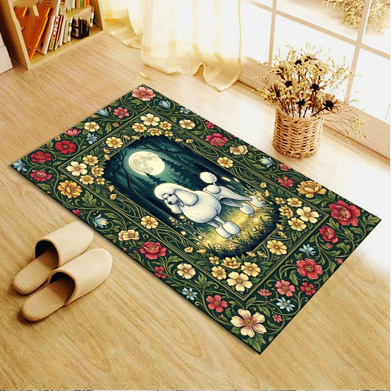 2025 New Poodle Carpet Rug for Living Room Bedroom Home Sofa Decoration,Kids Play Non-slip Floor Mat99