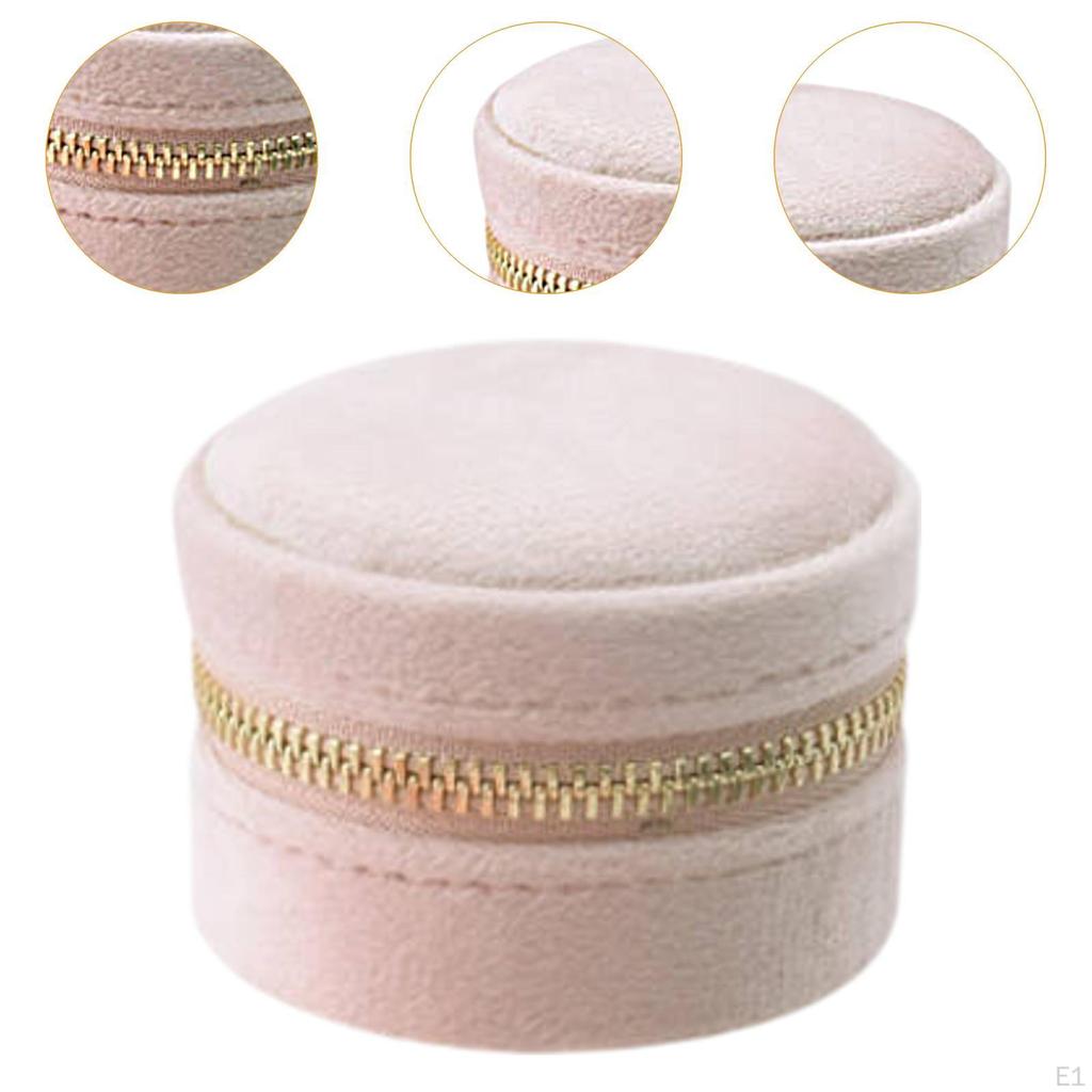 Travel Velvet Jewelry Box,Storage Holder,Small for Women, Organizer,Travel Case