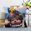 Kawai Mmonchhichis Lucky Dragon Pillow Cover Sofa Cushion Cover Home Room Decoration Children Gift